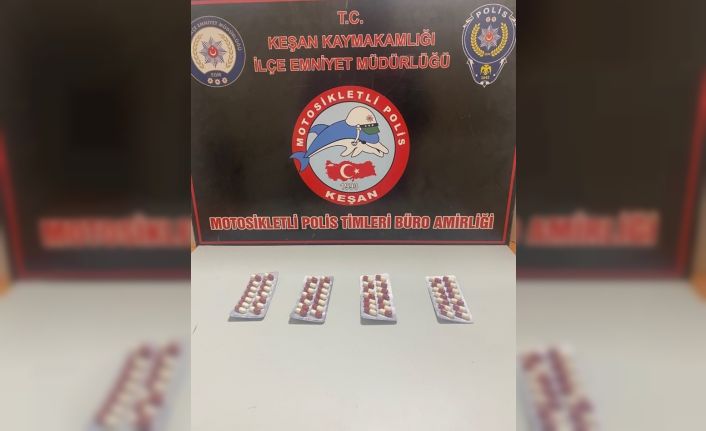 Keşan’da sentetik ecza ile yakalanan şüpheli gözaltına alındı