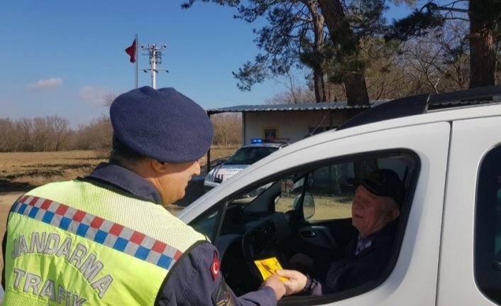 Kırklareli’de dron destekli trafik denetimi