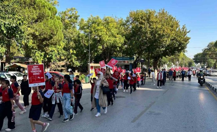 Kızılay Manisa’da sağlıklı yaşam için yürüdü