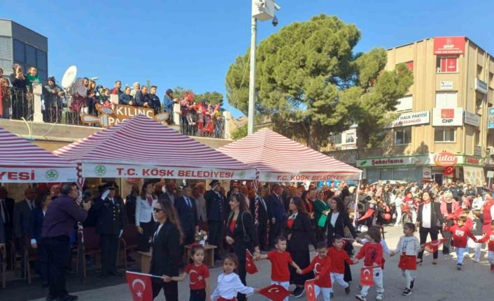 Köşk’te Cumhuriyet Bayramı törenle kutlandı