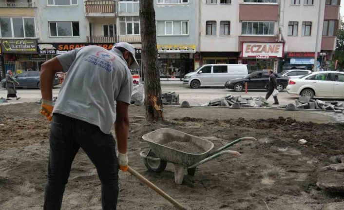 Küçüksu parkında yenileme sürüyor