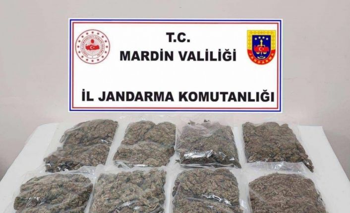 Mardin’de durdurulan araçta uyuşturucu madde ele geçirildi