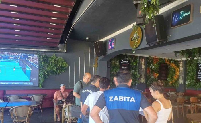 Marmaris’te zabıtadan nargile ve tütün denetimi