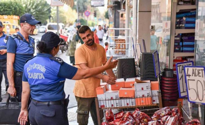 Mersin’de kaldırım işgallerine izin verilmiyor