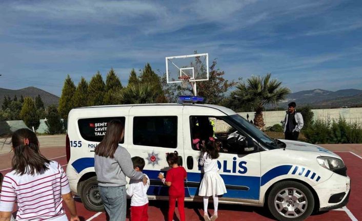 Milas’ta miniklere polislik mesleği tanıtıldı