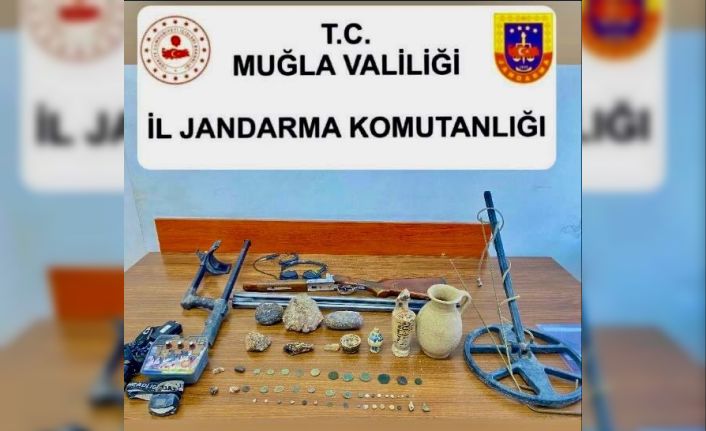 Muğla jandarmasından tarihi eser operasyonu: 1 gözaltı