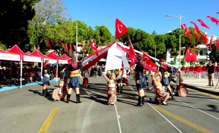 Muğla’da cumhuriyetin 101. yılı coşkuyla kutlandı