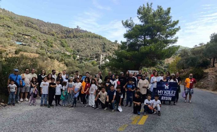 Öğrenciler doğa yürüyüşüne katıldı