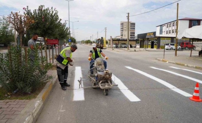 Okul önlerinde trafik güvenliği çalışmaları yapıldı