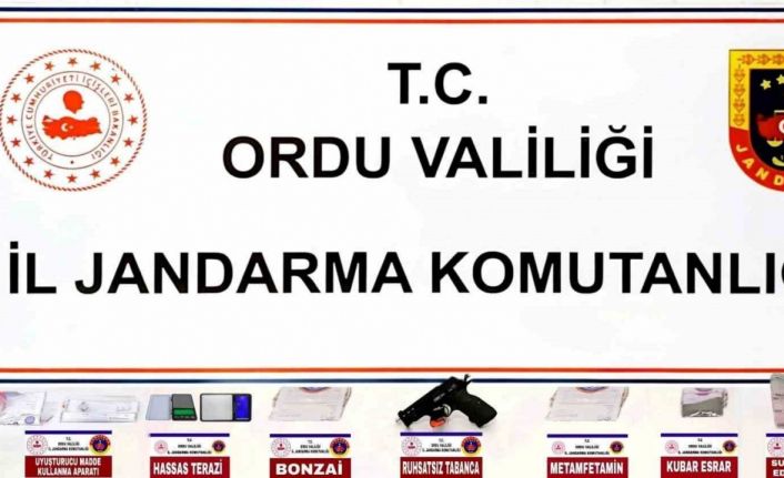 Ordu’da jandarmadan uyuşturucu operasyonu: 7 tutuklama