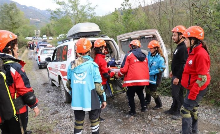 Ordu’da UMKE ekiplerinden afet tatbikatı