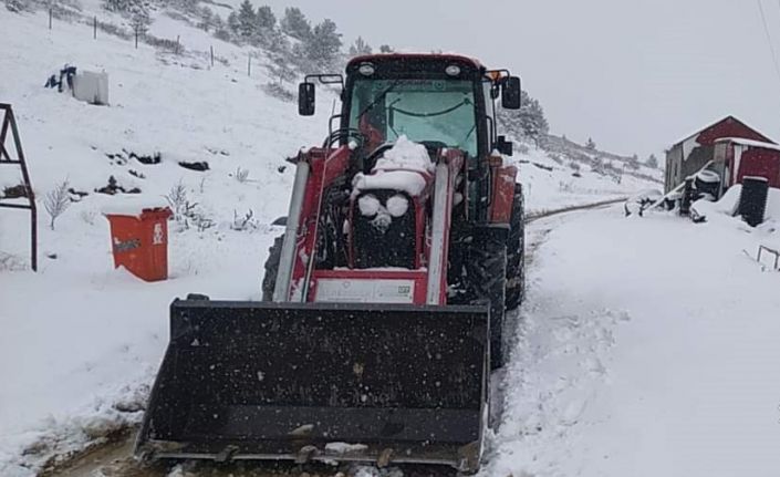 Ordu’nun yüksek kesimlerinde kar yağışı