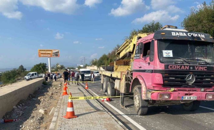 Osmaniye’de vincin çarptığı işçi hayatını kaybetti