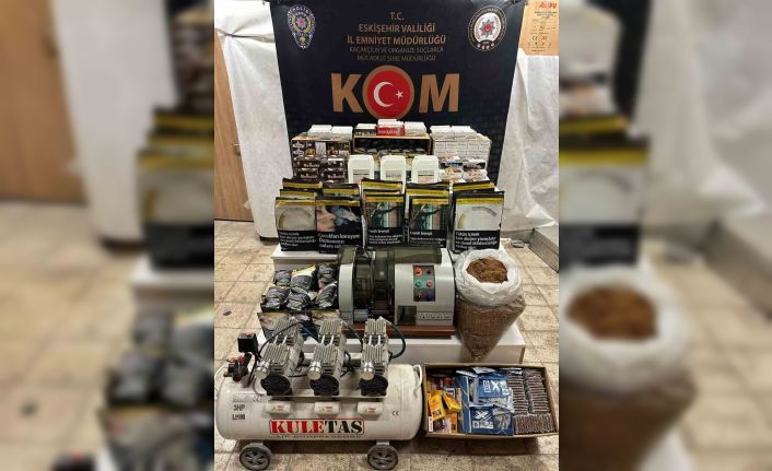 Polis ekiplerinden kaçak tütün operasyonu