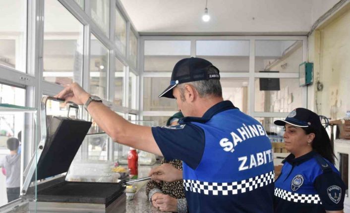 Şahinbey’de zabıta ekipleri kantinleri denetledi