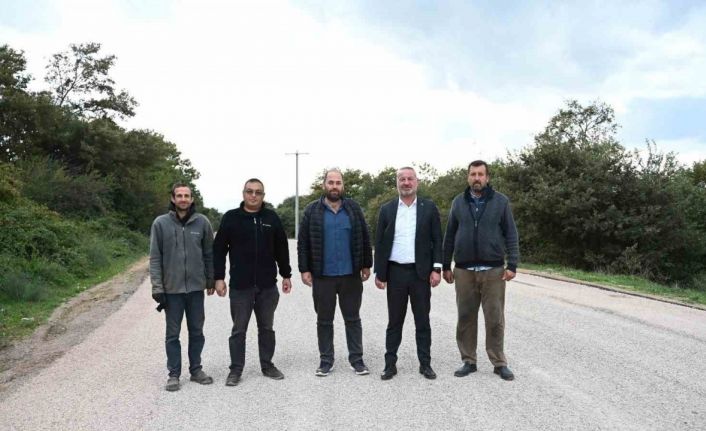 Şahmelek ve Doğla’da yol çalışmaları tamamlandı