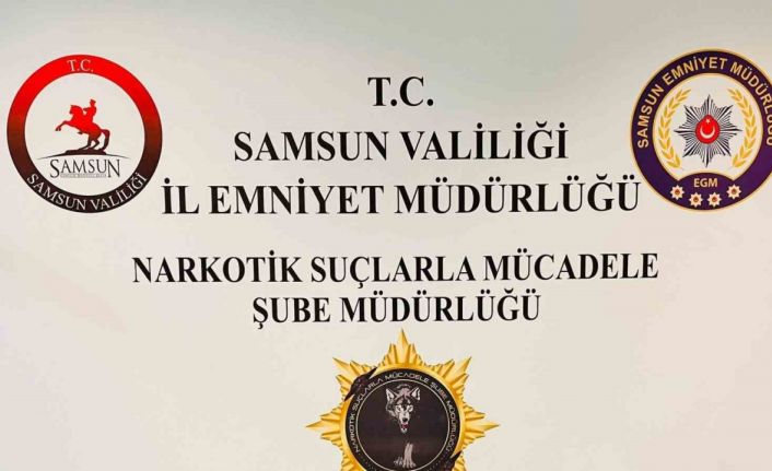 Samsun’da 1 kilo skunk ile yakalanan şahsa gözaltı