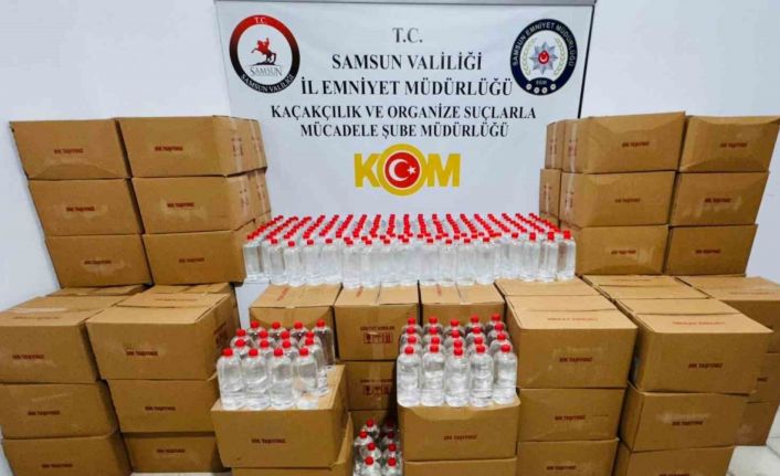 Samsun’da 1 ton 200 litre etil alkol ele geçirildi