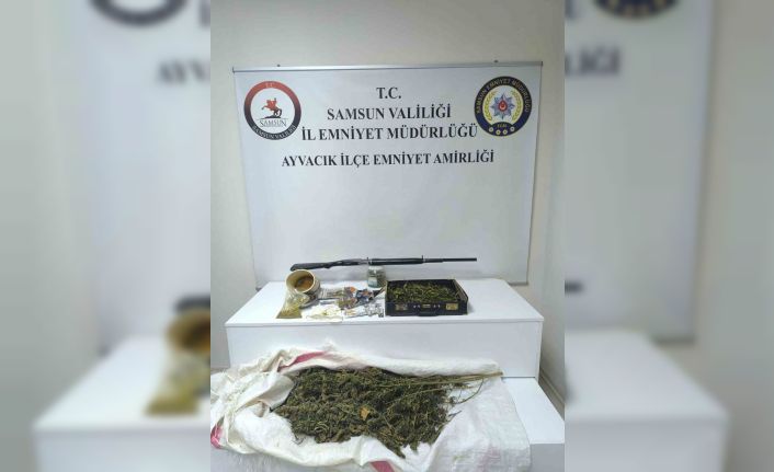 Samsun’da 2,5 kilo esrarla yakalanan şahıs gözaltına alındı