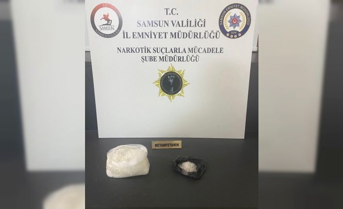 Samsun’da 730 gram metamfetamin ele geçirildi