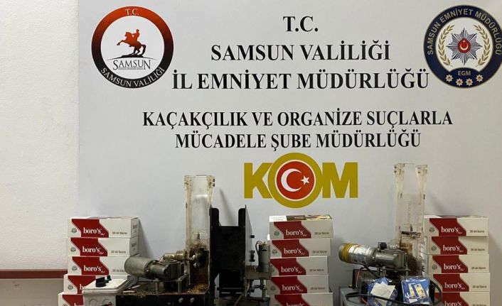 Samsun’da kaçak tütün operasyonu