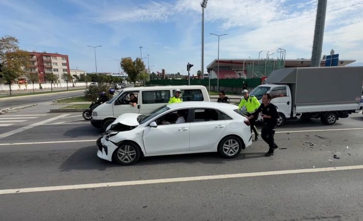 Samsun’da zincirleme kaza: 1 yaralı