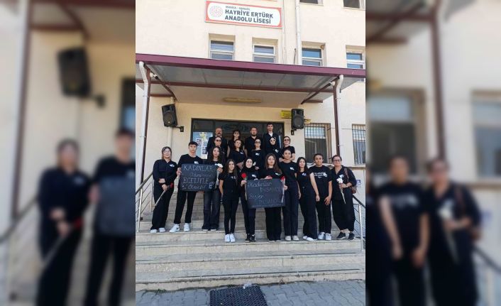 Sarıgöl Hayriye Ertürk Anadolu Lisesi’nden ’Kadına Şiddet Kader Değildir’ programı