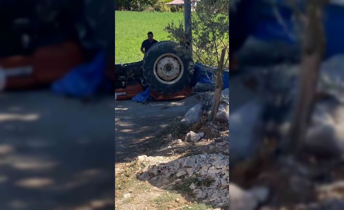 Seydikemer’de traktör devrildi: 1 ölü