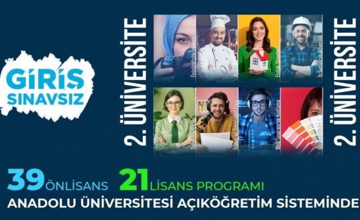 Sınavsız ikinci üniversite kayıtları devam ediyor