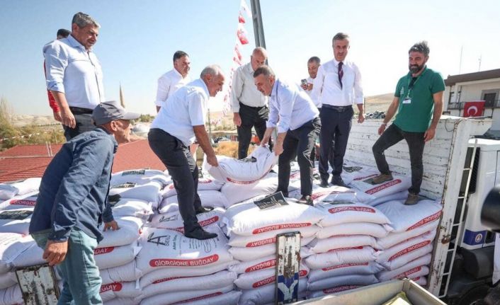 Sincan Belediyesi’nden buğday tohumu desteği