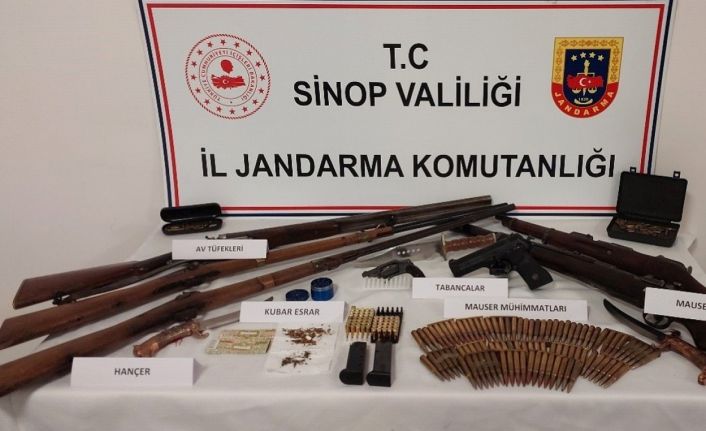 Sinop’ta silah kaçakçılığı operasyonu: 1 gözaltı