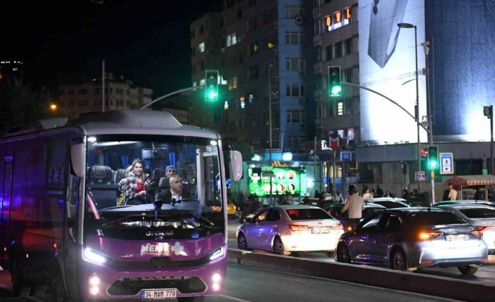 Şişli’de “Mekik+ Ücretsiz Gece Ulaşım Servisi” hizmete başladı