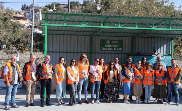 Söke Belediyesi, Avrupa’dan gelen konuklara geri dönüşümü anlattı