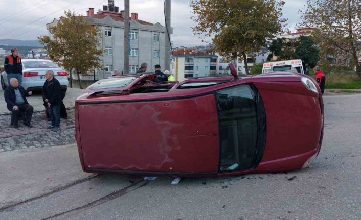 Sürekli kazanın olduğu yolda yine kaza