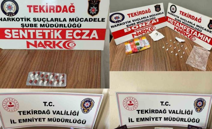 Tekirdağ’da uyuşturucu operasyonu: 3 gözaltı