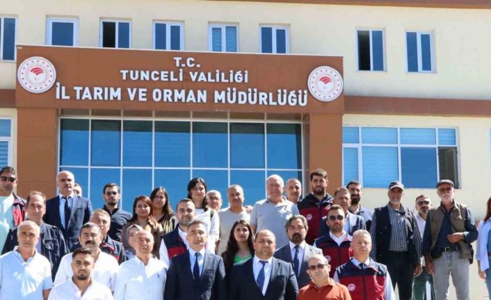 Tunceli’de, tarımsal üretim planlama bilgilendirme toplantısı