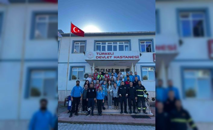 Türkeli Devlet Hastanesi’nde tatbikat