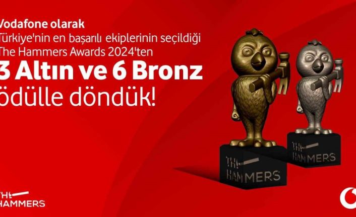 Vodafone’a The Hammers Awards’ta 9 ödül birden