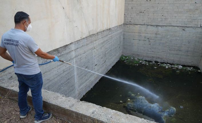 Yağışlar öncesi larva ilaçlama çalışmaları hızlandırıldı