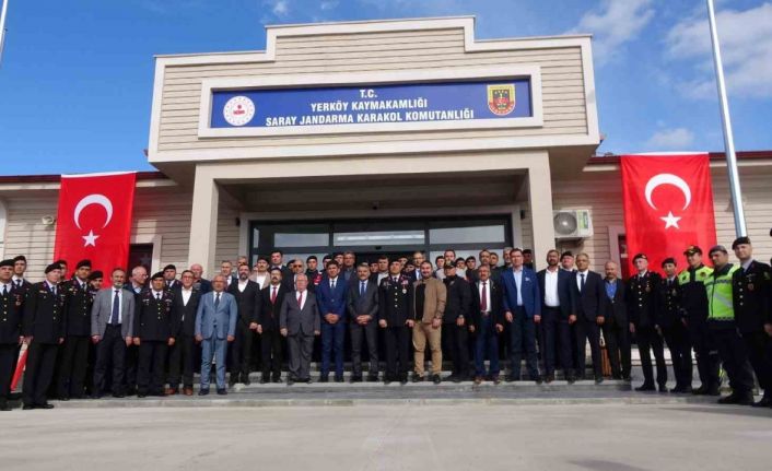 Yenilenen Saray Jandarma Karakolu törenle hizmete açıldı