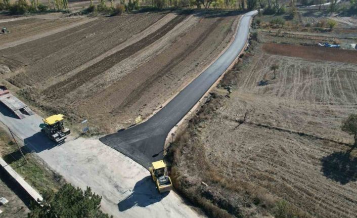 Yıllardır çözülemeyen Erenköy - Çokçapınar yolunun sıcak asfalt yapım çalışması tamamlandı