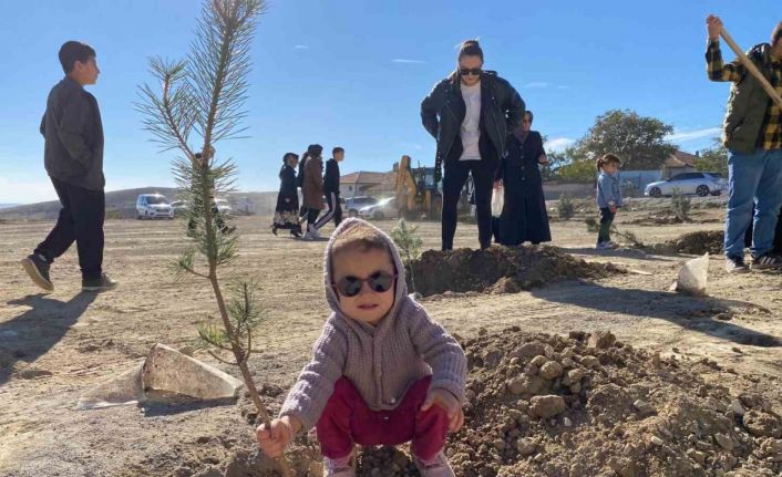 Yozgat’ta bozkır ağaçlandırıldı