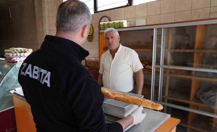 Zabıtadan ekmek fiyat tarifesi ve gramaj denetimi