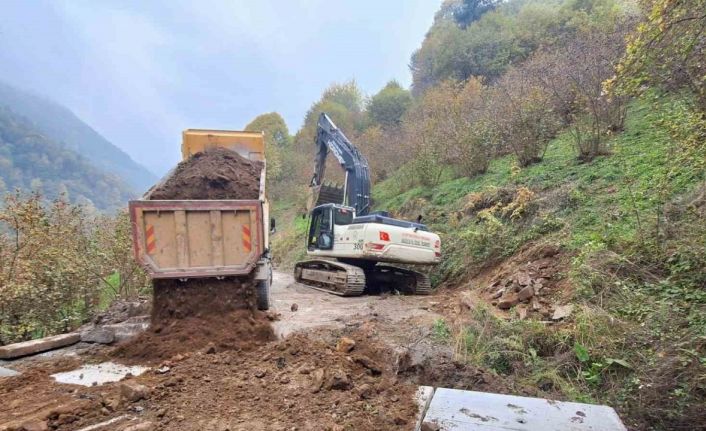 10 metre uzunluğunda kutu menfez yapıldı