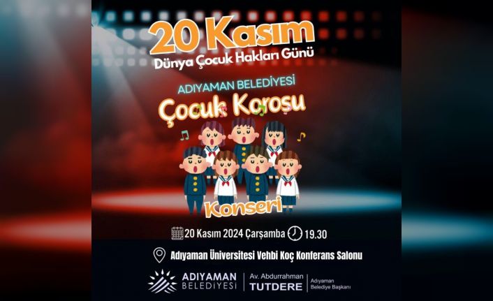 Adıyaman Belediyesi’nden çocuk korosu konseri