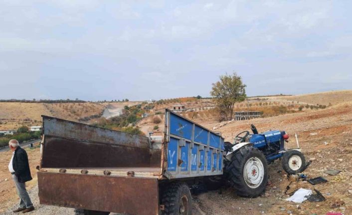 Adıyaman’da traktör devrildi: 1’i ağır 6 yaralı