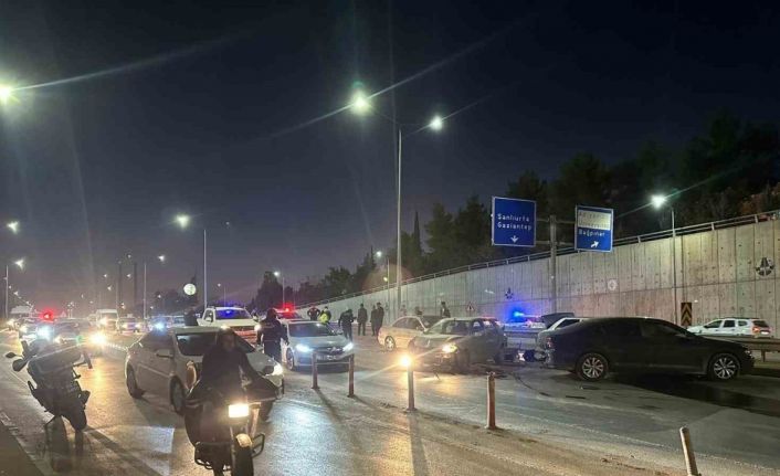 Adıyaman’da zincirleme trafik kazası: 1 yaralı