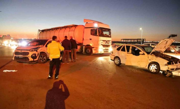 Aksaray’da otomobil ile cip çarpıştı: 1 yaralı