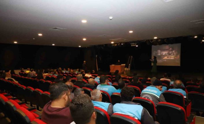 Alanya Belediyesi personeline iş sağlığı ve kadına şiddete yönelik seminer