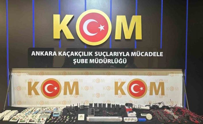 Ankara’da kaçakçılık operasyonu: 1 gözaltı